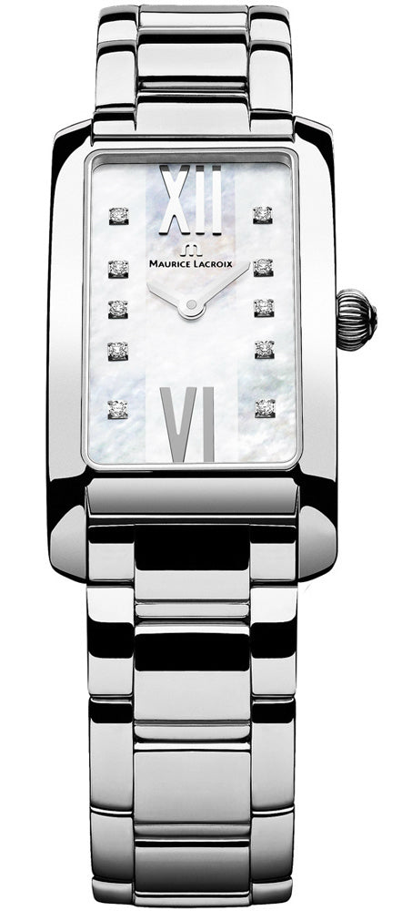  Shop Authentic Maurice Lacroix Fiaba Mother of Pearl Dial Silver Steel Strap Watch for Women - FA2164-SS002-170 - Luxxuri