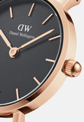  Shop Authentic Daniel Wellington Classic Petite Cornwall Black Dial Black NATO Strap Watch For Women - DW00100215 - Luxxuri