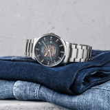  Shop Authentic Mido Commander Automatic Gradient Black Dial Silver Steel Strap Watch For Men - M021.407.11.411.00 - Luxxuri