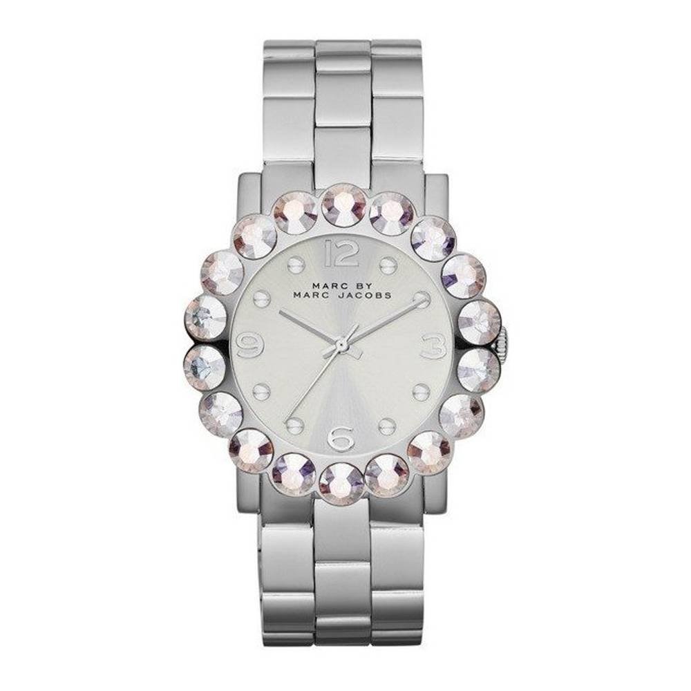  Shop Authentic Marc Jacobs Amy Silver Dial Silver Steel Strap Watch for Women - MBM3222 - Luxxuri