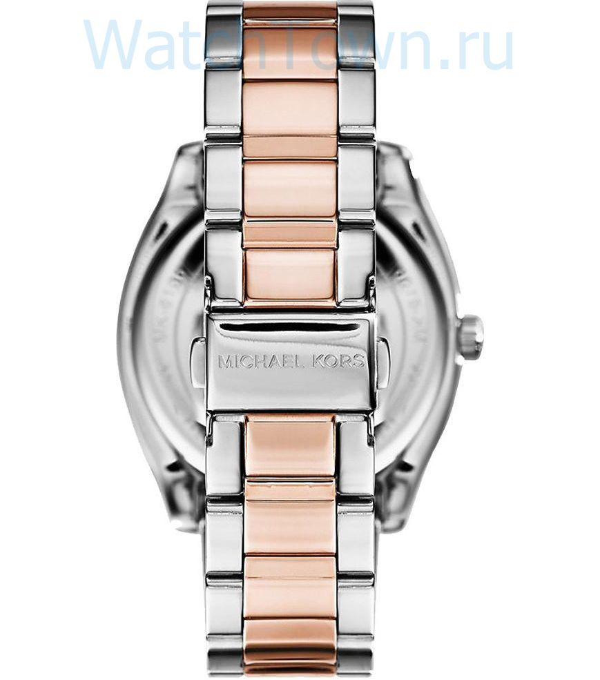  Shop Authentic Michael Kors Bryn Quartz Blue Dial Two Tone Steel Strap Watch For Women - MK6136 - Luxxuri