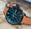  Shop Authentic Diesel Mega Chief Chronograph Copper Dial Brown Leather Strap Watch For Men - DZ4476 - Luxxuri