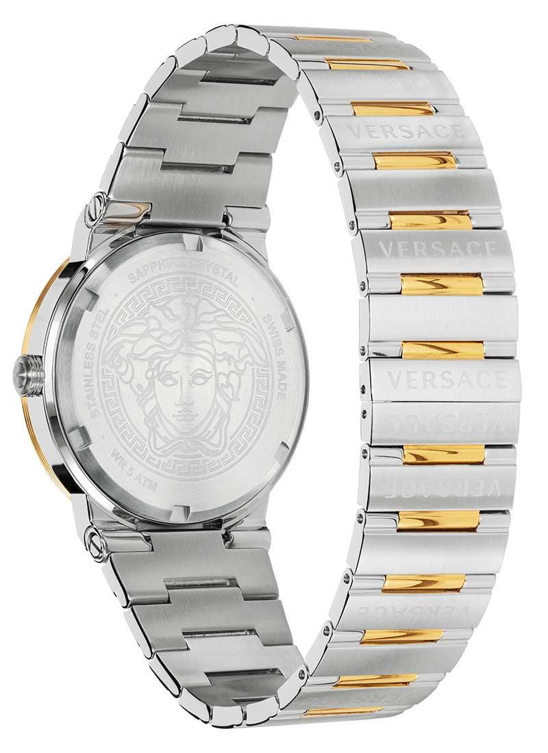  Shop Authentic Versace Greca Green Dial Silver Steel Strap Watch for Men - VEVI00420 - Luxxuri