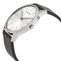 Shop Authentic Calvin Klein City White Dial Black Leather Strap Watch For Men - K2G211C6 - Luxxuri