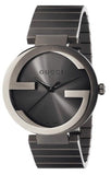  Shop Authentic Gucci G Interlocking Quartz Grey Dial Grey Steel Strap Watch For Men - YA133210 - Luxxuri