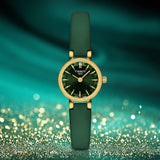  Shop Authentic Tissot Lovely Round Green Mother of Pearl Dial Green Leather Strap Watch for Women - T140.009.36.091.00 - Luxxuri