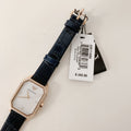  Shop Authentic Emporio Armani Gianni T Bar Quartz Mother of Pearl Dial Blue Leather Strap Watch For Women - AR11466 - Luxxuri