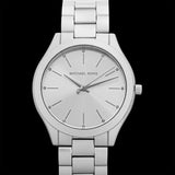  Shop Authentic Michael Kors Slim Runway Silver Dial Silver Steel Strap Watch For Women - MK4502 - Luxxuri