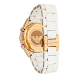  Shop Authentic Emporio Armani Sportivo Silver Dial White Silicone Strap Watch For Women - AR5920 - Luxxuri