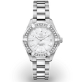  Shop Authentic Tag Heuer Aquaracer Diamonds Mother of Pearl Dial Silver Steel Strap Watch for Women - WBD1313.BA0740 - Luxxuri