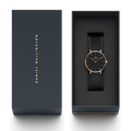  Shop Authentic Daniel Wellington Classic Petite Pressed Ashfield Black Dial Black Mesh Bracelet Watch For Women - DW00100441 - Luxxuri