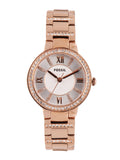  Shop Authentic Fossil Virginia White Dial Rose Gold Steel Strap Watch for Women - ES3284 - Luxxuri