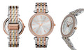 Michael Kors Darci Silver Dial Two Tone Stainless Steel Strap Watch for Women - MK3203