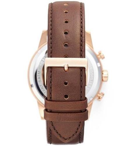 Shop Authentic Hugo Boss Navigator Grey Dial Brown Leather Strap Watch for Men - 1513496 - Luxxuri