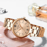  Shop Authentic Fossil Jacqueline Rose Gold Dial Rose Gold Steel Strap Watch for Women - ES3632 - Luxxuri