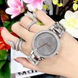  Shop Authentic Michael Kors Parker Mother of Pearl Silver Steel Strap Watch for Women - MK6424 - Luxxuri