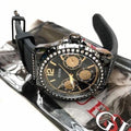  Shop Authentic Guess Starlight Black Dial Black Rubber Strap Watch for Women - W0846L1 - Luxxuri