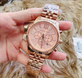  Shop Authentic Michael Kors Lexington Rose Gold Dial Rose Gold Steel Strap Watch for Men - MK8319 - Luxxuri