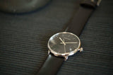  Shop Authentic Calvin Klein High Noon Quartz Black Dial Black Leather Strap Watch for Men - K8M211C1 - Luxxuri