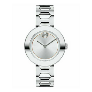  Shop Authentic Movado Bold Silver Dial Silver Steel Strap Watch For Women - 3600381 - Luxxuri