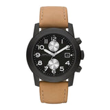  Shop Authentic Marc Jacobs Larry Chronograph Black Dial Brown Leather Strap Watch for Men - MBM5053 - Luxxuri