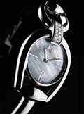  Shop Authentic Gucci Horsebit Collection Diamonds Mother of Pearl White Dial Silver Steel Strap Watch For Women - YA139504 - Luxxuri