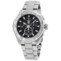  Shop Authentic Tag Heuer Aquaracer Chronograph Black Dial Silver Steel Strap Watch for Men - CAY1110.BA0927 - Luxxuri
