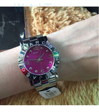  Shop Authentic Marc Jacobs Amy Pink Dial Silver Steel Strap Watch for Women - MBM8623 - Luxxuri
