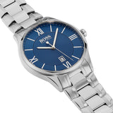  Shop Authentic Hugo Boss Governer Blue Dial Silver Steel Strap Watch for Men - 1513487 - Luxxuri