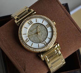  Shop Authentic Michael Kors Kerry Mother of Pearl Dial Rose Gold Steel Strap Watch for Women - MK3333 - Luxxuri