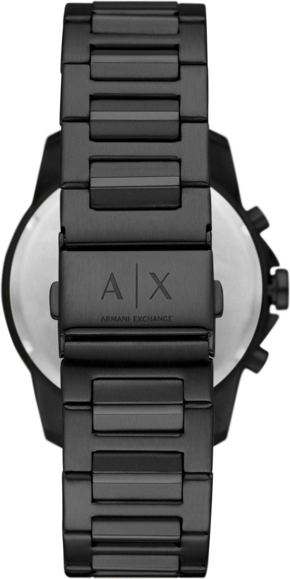  Shop Authentic Armani Exchange Banks Chronograph Black Dial Black Steel Strap Watch For Men - AX1722 - Luxxuri
