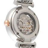  Shop Authentic Emporio Armani Gianni T Bar Silver Skeleton Dial Two Tone Strap Watch For Women - AR1992 - Luxxuri