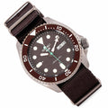  Shop Authentic Seiko 5 Sport Automatic Brown Dial Brown Nylon Strap Watch For Men - SRPD85K1 - Luxxuri