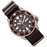  Shop Authentic Seiko 5 Sport Automatic Brown Dial Brown Nylon Strap Watch For Men - SRPD85K1 - Luxxuri