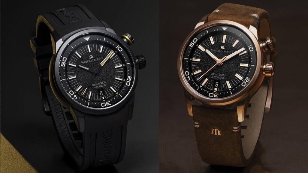  Shop Authentic Maurice Lacroix Pontos S Diver Automatic Black Dial Brown Leather Strap Watch For Men - PT6248-BRZ01-330-2 - Luxxuri