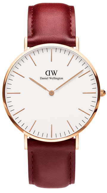  Shop Authentic Daniel Wellington Classic Suffolk White Dial Brown Leather Strap Watch For Women - DW00100120 - Luxxuri