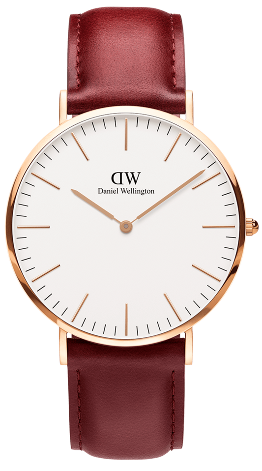  Shop Authentic Daniel Wellington Classic Suffolk White Dial Brown Leather Strap Watch For Women - DW00100120 - Luxxuri