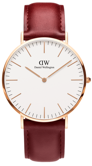  Shop Authentic Daniel Wellington Classic Suffolk White Dial Brown Leather Strap Watch For Women - DW00100120 - Luxxuri