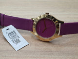  Shop Authentic Marc Jacobs Purple Dial Purple Leather Strap Watch for Women - MBM1209 - Luxxuri