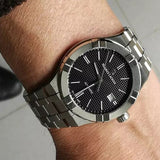  Shop Authentic Maurice Lacroix Aikon Automatic Black Dial Silver Steel Strap Watch For Men - AI6008-SS002-330-1 - Luxxuri