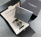  Shop Authentic Maurice Lacroix Aikon Chronograph Black Dial Green Leather Strap Watch for Men - AI1018-PVB21-330-1 - Luxxuri