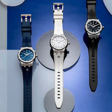  Shop Authentic Maurice Lacroix Aikon Automatic Date Blue Dial Blue Silicone Strap Watch For Men - AI6008-SS000-430-4 - Luxxuri