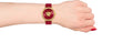  Shop Authentic Versace Palazzo Empire Greca Red Dial Red Leather Strap Watch for Women - VEDV00319 - Luxxuri