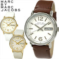  Shop Authentic Marc Jacobs Fergus White Dial Brown Leather Strap Watch for Women - MBM8649 - Luxxuri