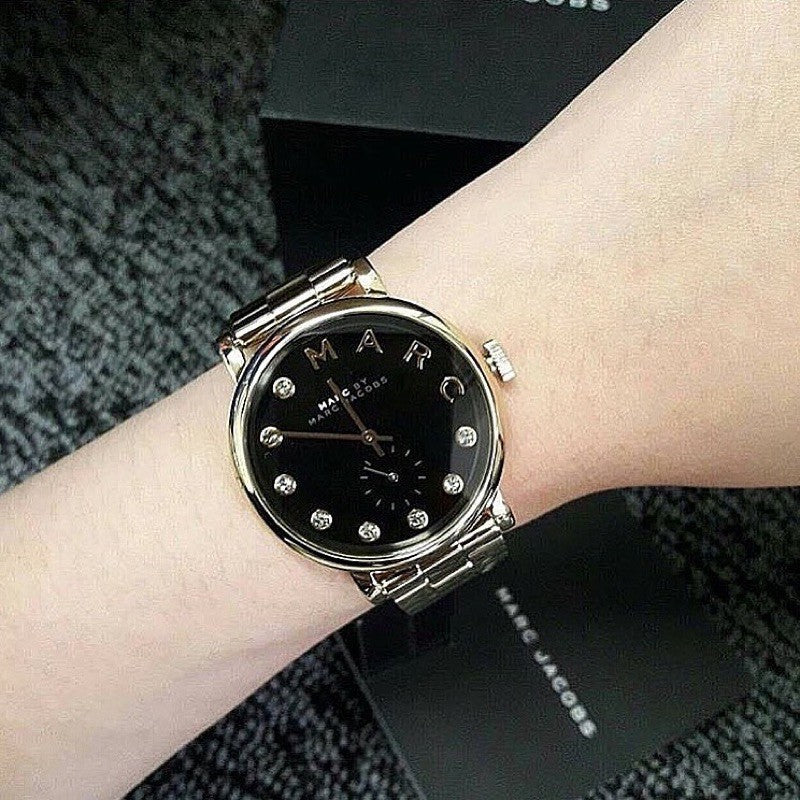  Shop Authentic Marc Jacobs Blade Black Dial Silver Steel Strap Watch for Women - MBM8672 - Luxxuri