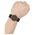 Shop Authentic Emporio Armani Luigi Analog Brown Dial Black Leather Strap Watch For Men - AR11156 - Luxxuri