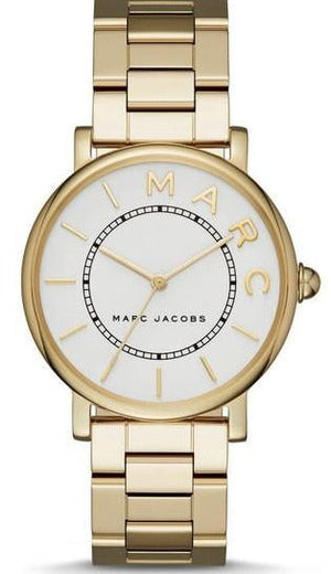  Shop Authentic Marc Jacobs Roxy White Dial Gold Steel Strap Watch for Women - MJ3522 - Luxxuri