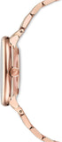  Shop Authentic Swarovski Cosmopolitan Diamond Powder Silver Dial Rose Gold Steel Strap Watch for Women - 5517803 - Luxxuri
