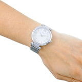  Shop Authentic Guess Soho Silver DIal Stainless Steel Mesh Bracelet Watch For Women - W0638L1 - Luxxuri