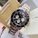 Shop Authentic Michael Kors Everest Chronograph Black Dial Silver Steel Strap Watch For Men - MK8256 - Luxxuri